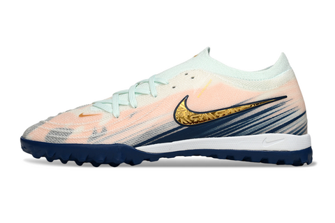 Nike Phantom GX 2 Elite TF Artificial Turf Soccer Shoes - Pink/Blue/Gold