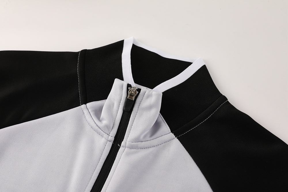Nike Tech Fleece Full Zip Hoodie رمادي وأسود مجموعة كاملة