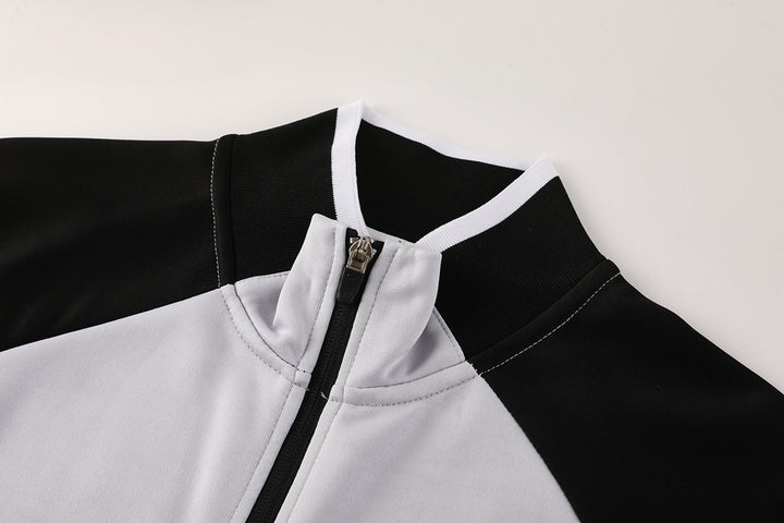 Nike Tech Fleece Full Zip Hoodie رمادي وأسود مجموعة كاملة