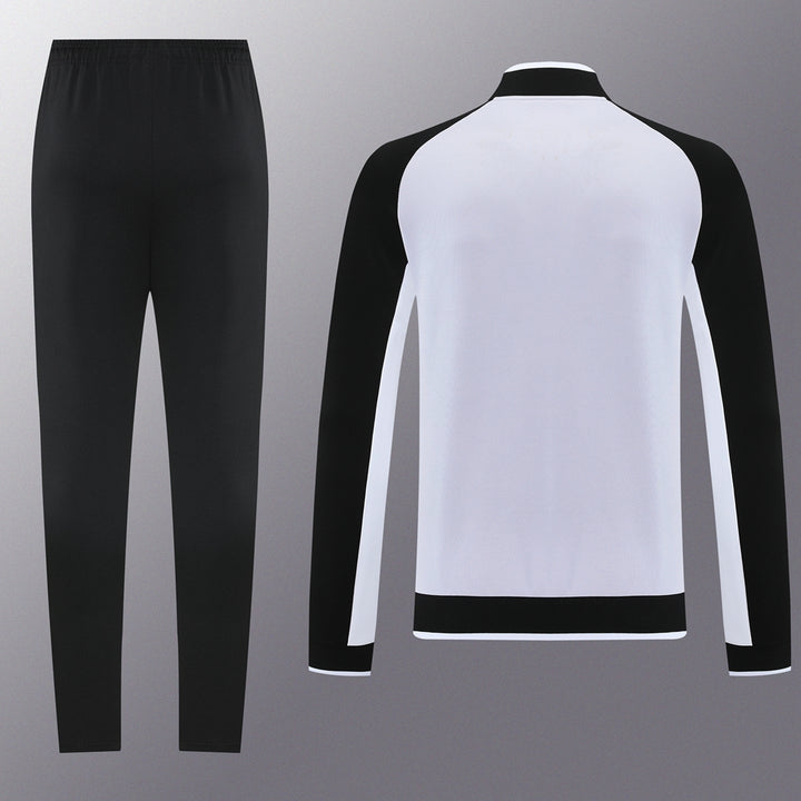 Nike Tech Fleece Full Zip Hoodie رمادي وأسود مجموعة كاملة
