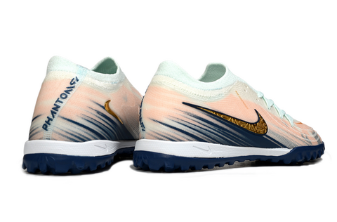 Nike Phantom GX 2 Elite TF Artificial Turf Soccer Shoes - Pink/Blue/Gold