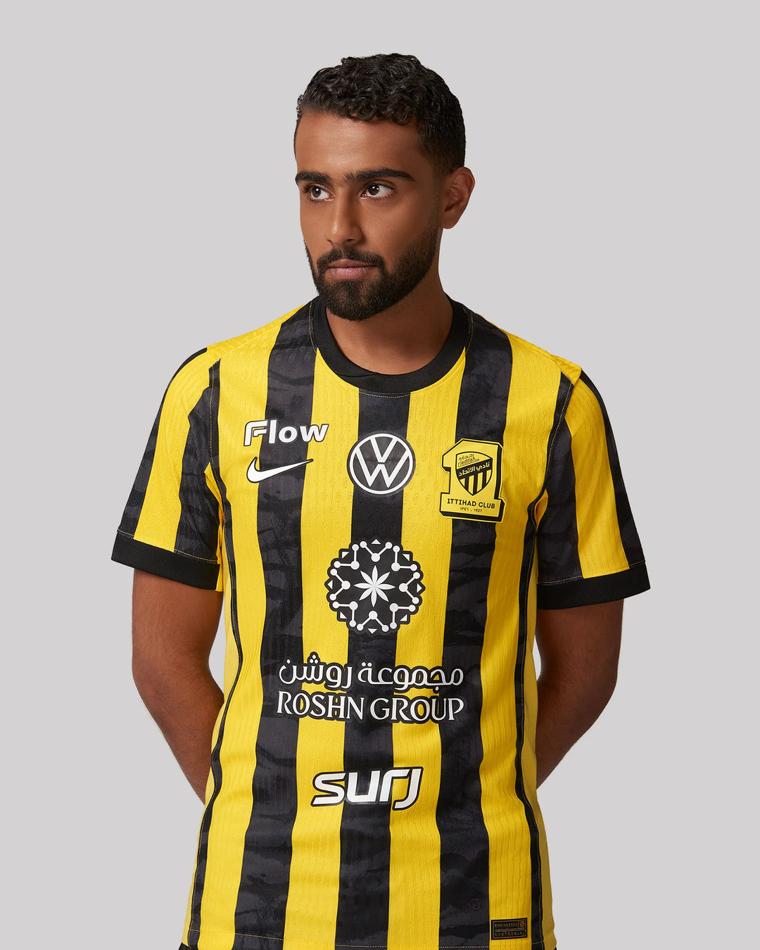 Al-Ittihad Home Player Version Jersey 2025/26