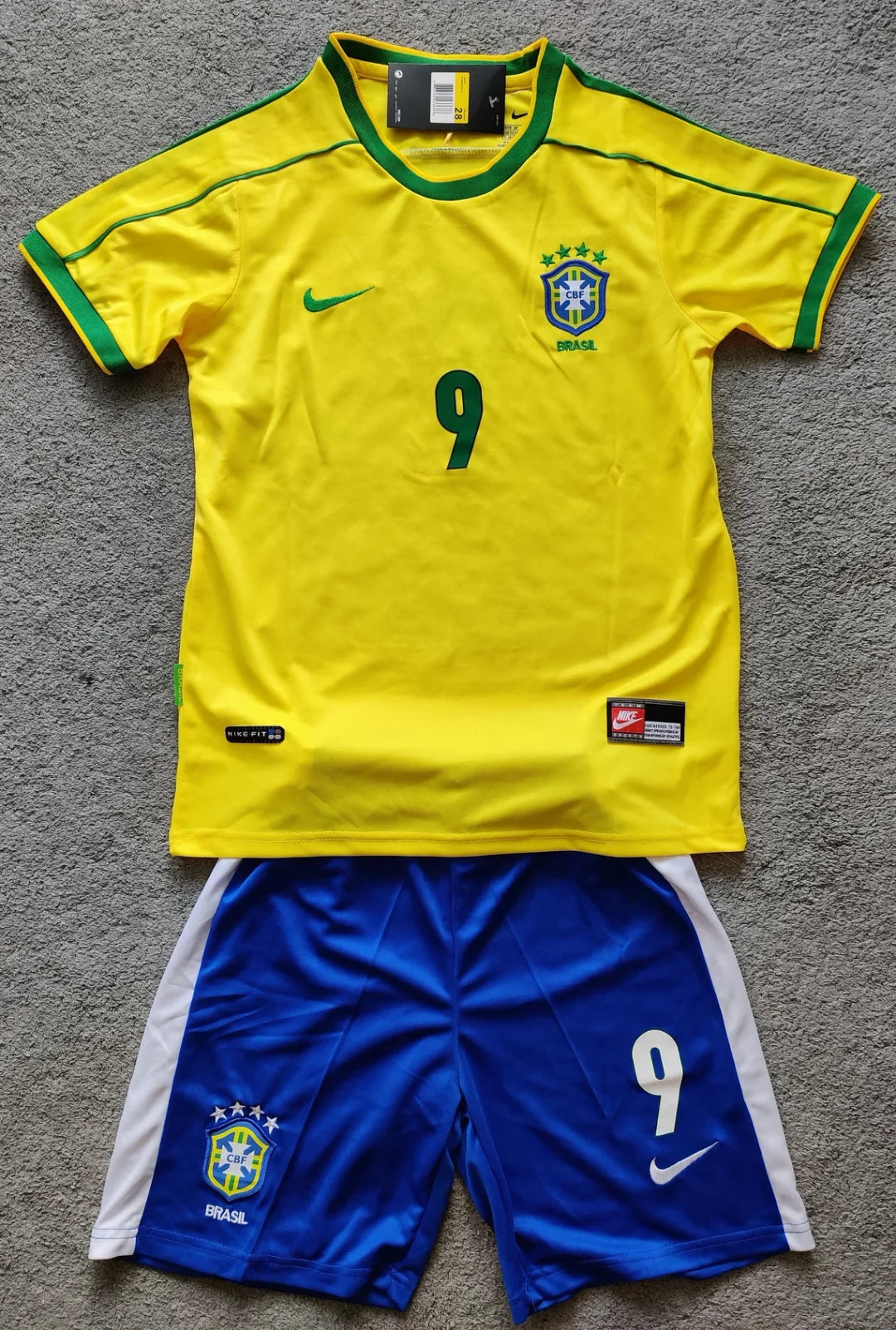 Brazil Home Classic 1998 Kids Kit
