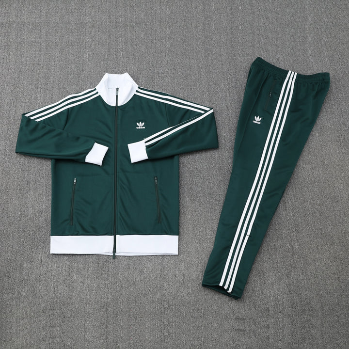 Adidas Dark Green Jacket Suit