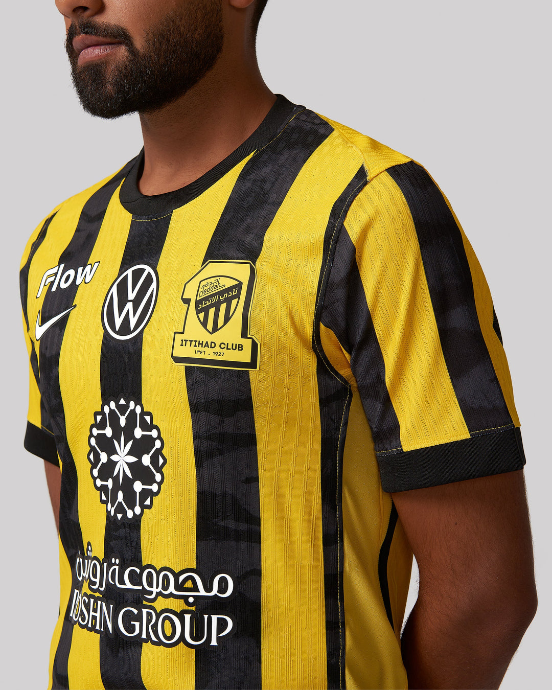 Al-Ittihad Home Player Version Jersey 2025/26
