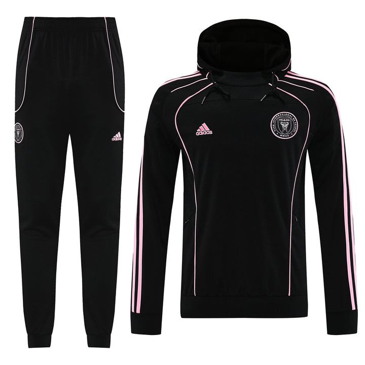 INTER Miami Hoodie JACKET SUIT BLACK 2025/26