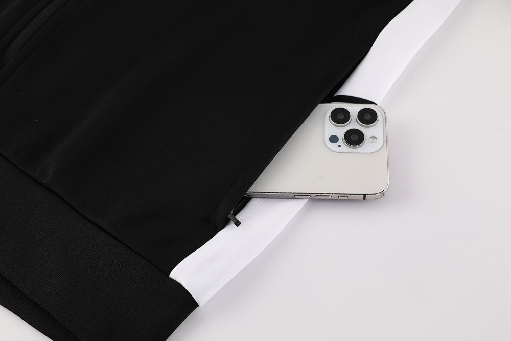 Nike Classic Jacket Suit - Black and White Trim