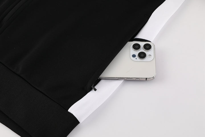 Nike Classic Jacket Suit - Black and White Trim