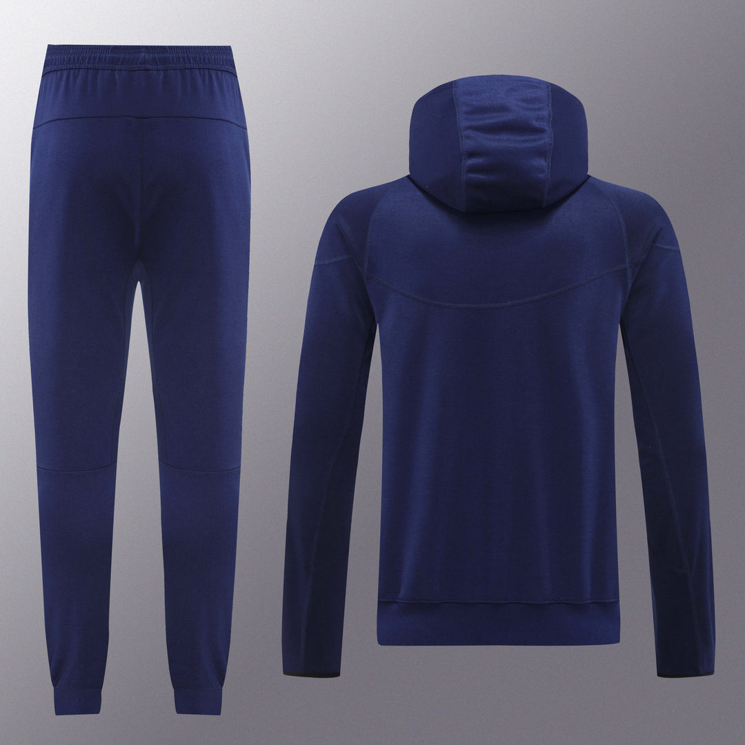 Nike Tech Fleece Full Zip Hoodie Navy Full Set