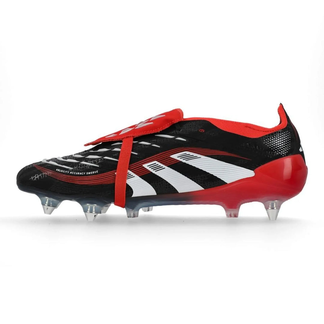 adidas Predator Elite Fold-over Tongue SG Moments - Core Black/Footwear White/Vivid Red LIMITED EDITION