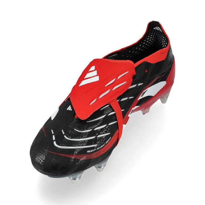 adidas Predator Elite Fold-over Tongue SG Moments - Core Black/Footwear White/Vivid Red LIMITED EDITION