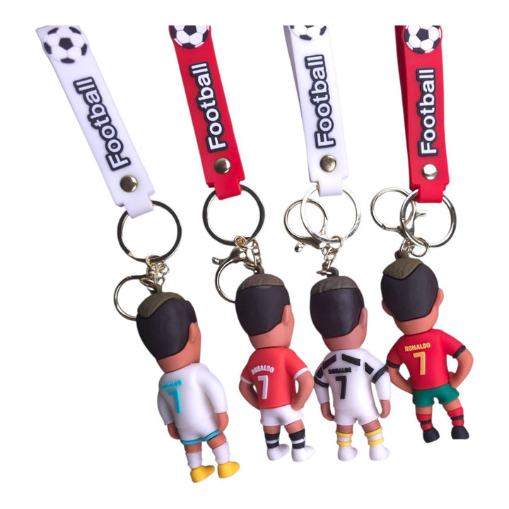 Cristiano Ronaldo Keychain – 4 Kits Collection