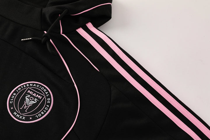 INTER Miami Hoodie JACKET SUIT BLACK 2025/26