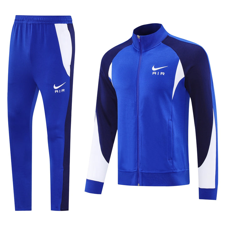 Nike Tech Fleece Full Zip Hoodie رمادي وأسود مجموعة كاملة