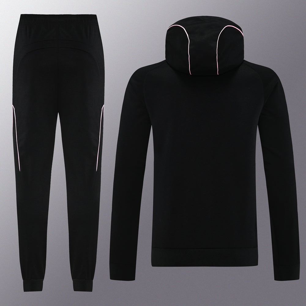 INTER Miami Hoodie JACKET SUIT BLACK 2025/26