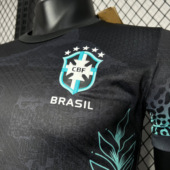 Brazil Special Edition Player Version Black Jersey 2024/25