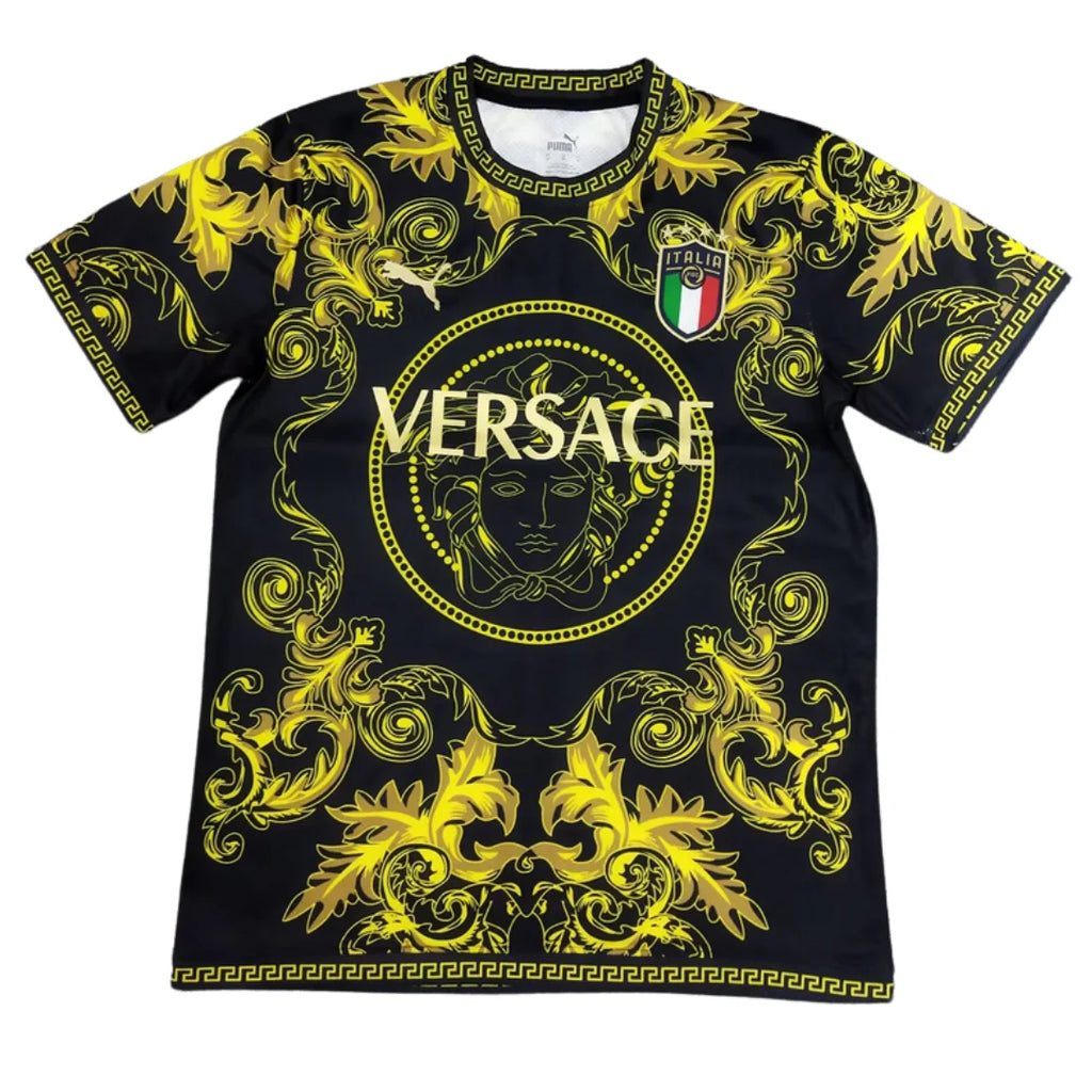 トップス Jersey Italy Versace- Black&Yellow Italy Versace Edition Yellow Jersey 2024/25 – uaessss