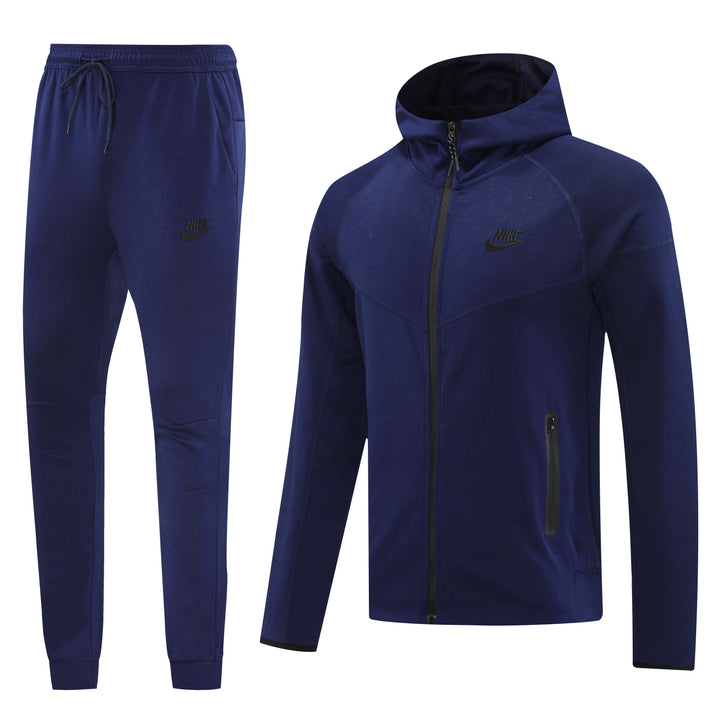Nike Tech Fleece Full Zip Hoodie Navy Full Set