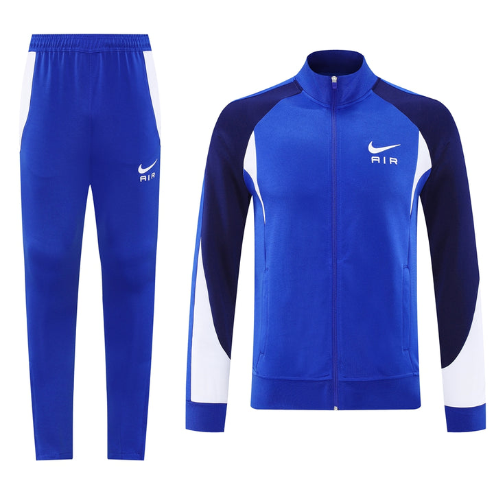 Nike Tech Fleece Full Zip Hoodie رمادي وأسود مجموعة كاملة