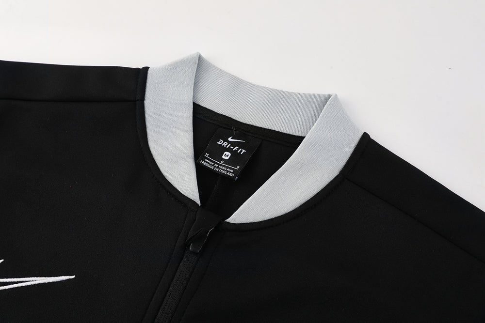 Nike Classic Jacket Suit - Black and White Trim