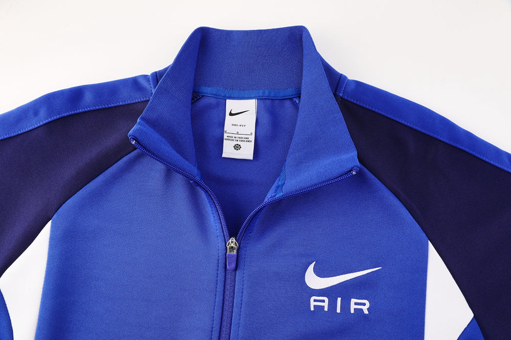 Nike Tech Fleece Full Zip Hoodie رمادي وأسود مجموعة كاملة