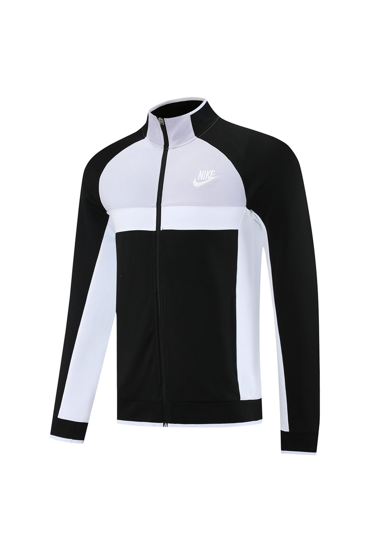 Nike Tech Fleece Full Zip Hoodie رمادي وأسود مجموعة كاملة