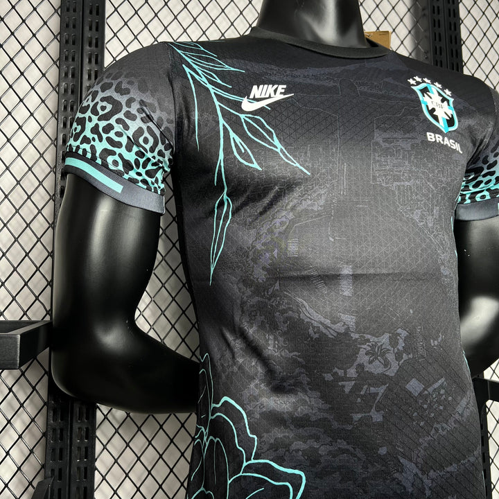 Brazil Special Edition Player Version Black Jersey 2024/25