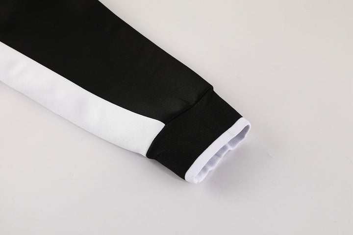 Nike Tech Fleece Full Zip Hoodie رمادي وأسود مجموعة كاملة