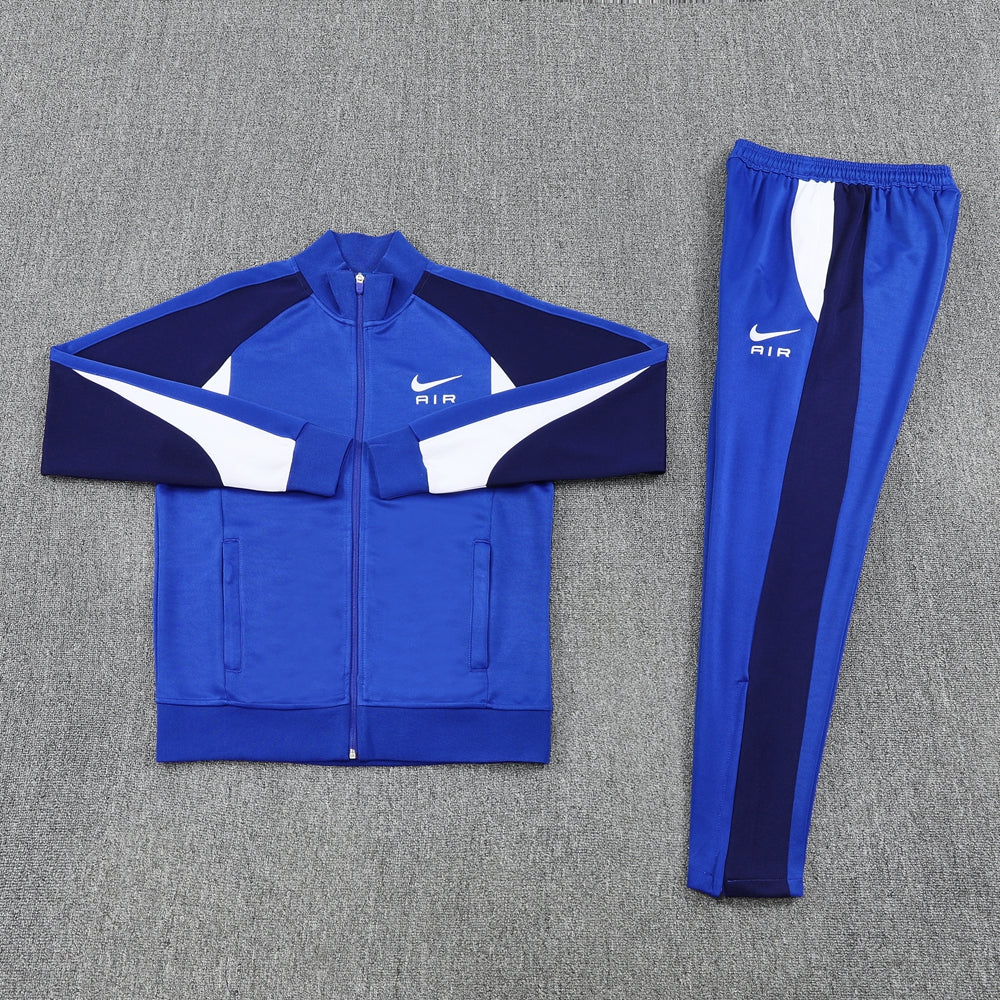 Nike Tech Fleece Full Zip Hoodie رمادي وأسود مجموعة كاملة