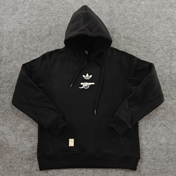 GUNNERS BLACK HOODIE 2024/25