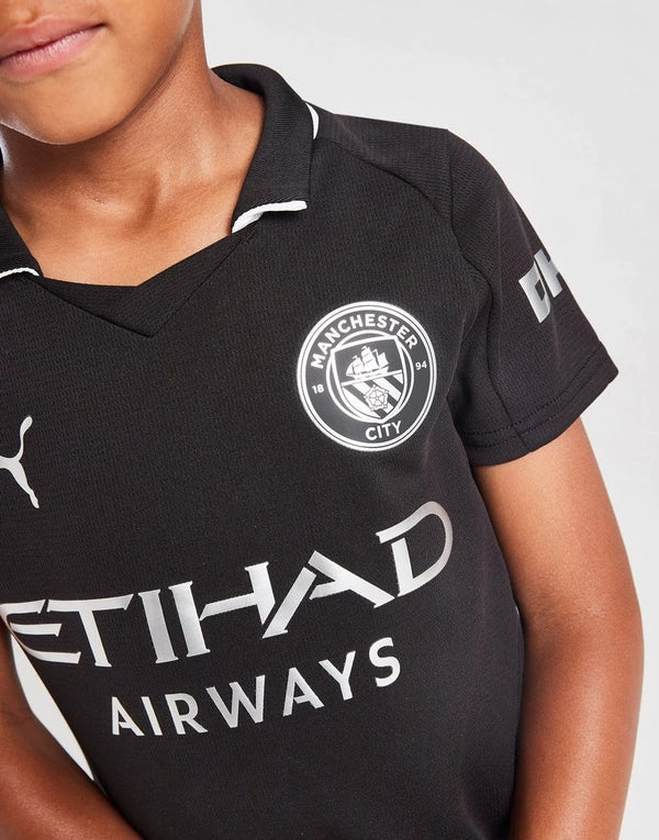 Man City Away Kids Kit 2025/26