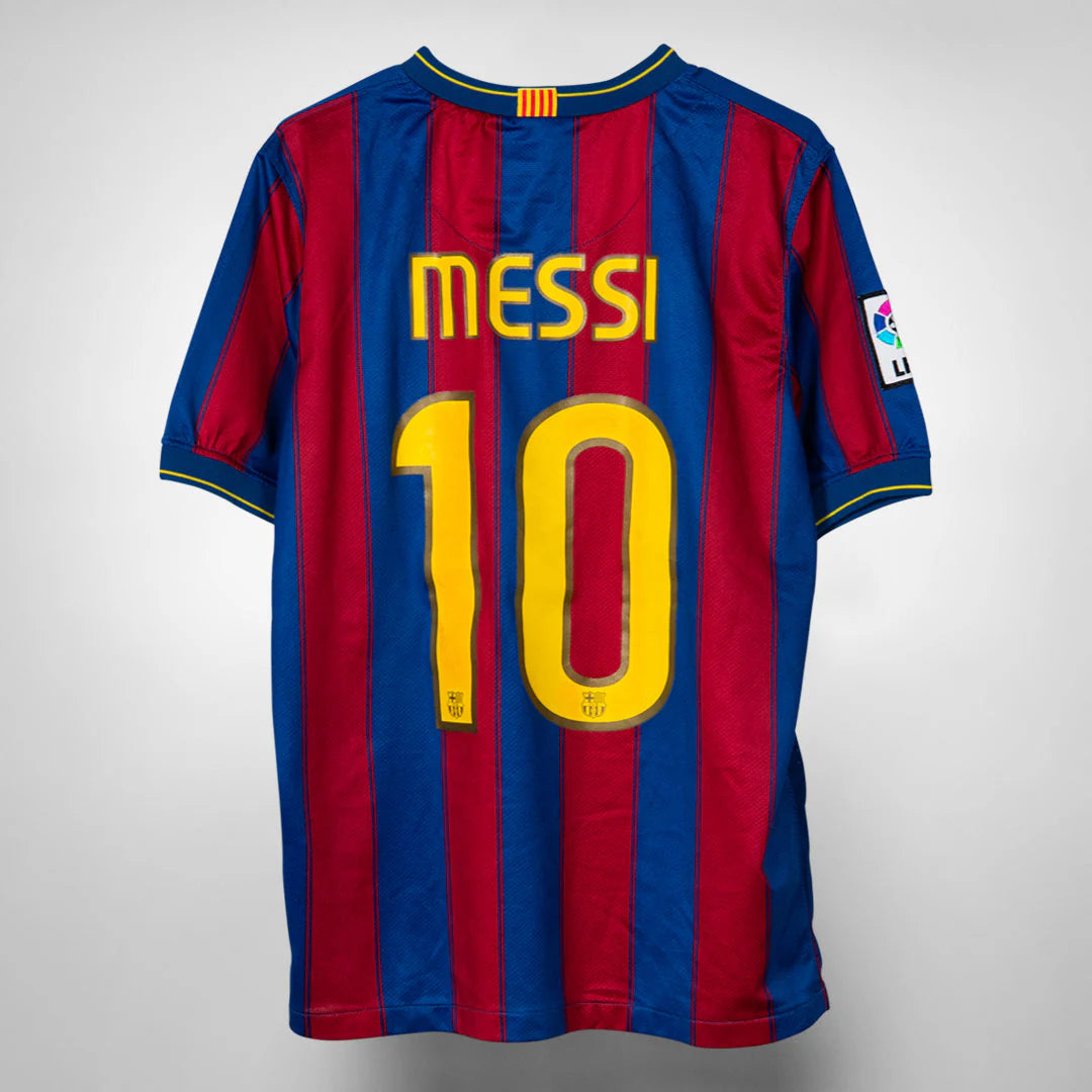 Barc_a Home Classic 2009-10 Jersey with MESSI 10