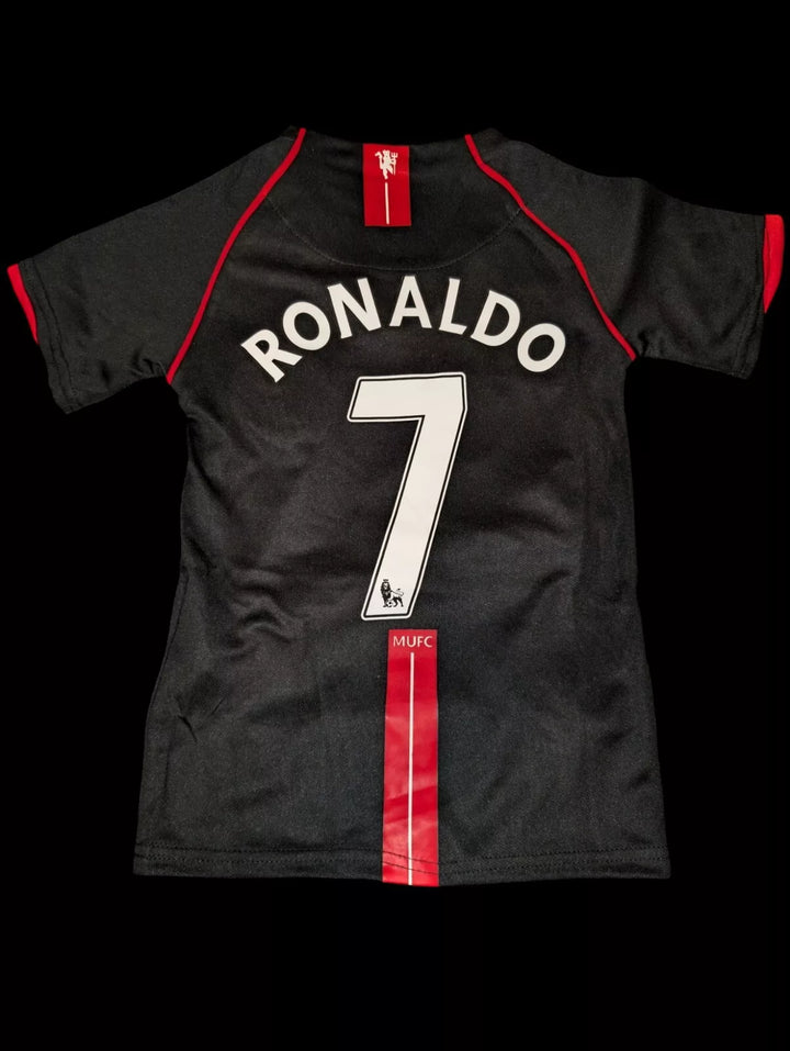 Man United Away 2008 Ronaldo 7 Kids Kit