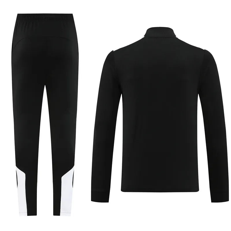 Newcastle Black Half Pull Tracksuit 2023/24
