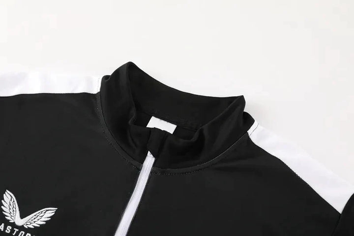 Newcastle Black Half Pull Tracksuit 2023/24